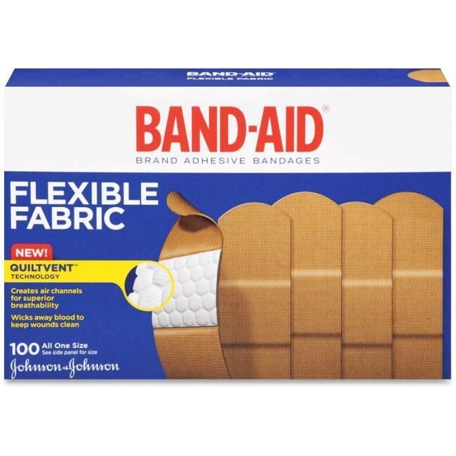 Kenvue Adhesive Bandage Strip, 1" x 3" – 100/Box