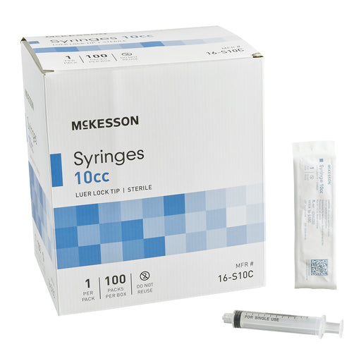 McKesson General Purpose Syringe 10 mL Blister Pac – 100/Box