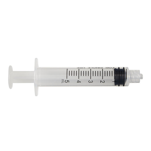 Asmoh USA INC. SYRINGE 5CC L/LOCK W/O NEEDLE INC. – 100/Box