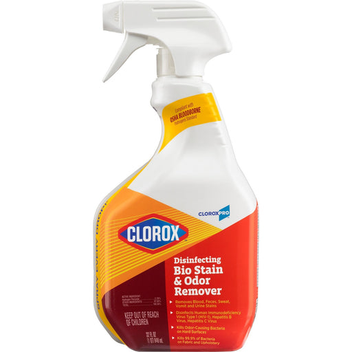 Clorox Pro™ Clorox® Disinfecting Bio Stain & Odor Remover Spray – 9/Box