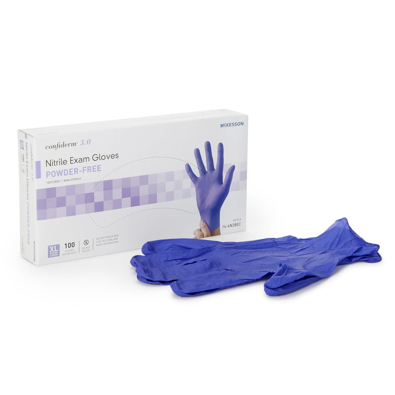 McKesson Exam Glove Confiderm 3.0 X-Large NonSter – 100/Box