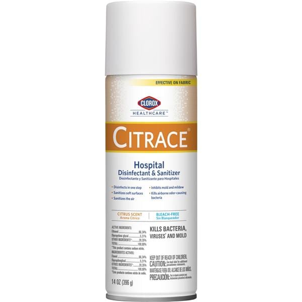 Clorox Healthcare Citrace® Hospital Disinfectant & Sanitizer Aerosol Spray – 12/Box