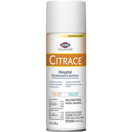Clorox Healthcare Citrace® Hospital Disinfectant & Sanitizer Aerosol Spray – 12/Box