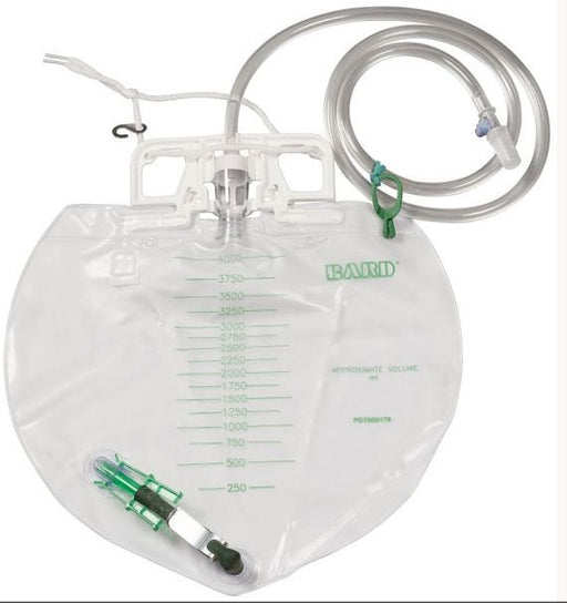 Bard URINARY METER BAG WITHOUT VALVE, STERILE 350ML METER, 2500ML BAG VINYL – 1 ea