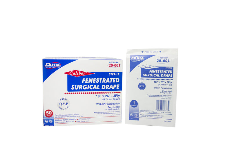 Dukal Surgical Drape, 18" X 26" – 1/Box