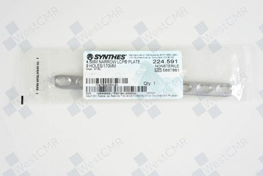 DePuy Synthes 4.5MM NARROW LCP PLATE, 9 HOLES 170MM – 1 ea