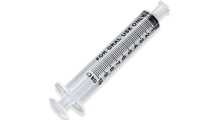 Oral Syringe Clear 10 ml - 100 units per pack