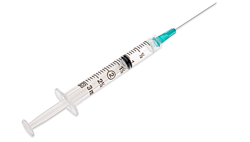 BD Syringe with Hypodermic Needle PrecisionGlide 3 m Becton Dickinson – 100/Box