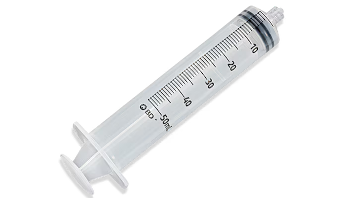 Syringe only 50 ml Luer-Lok Tip - 40 units per box