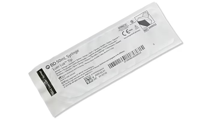 Syringe only 50 ml Luer-Lok Tip - 40 units per box