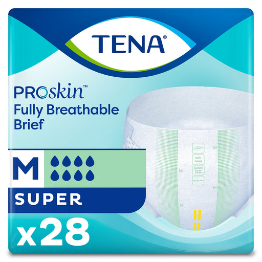 Essity Medical Tena ProSkin™ Super Briefs, Medium, 34" - 47" – 28/Box