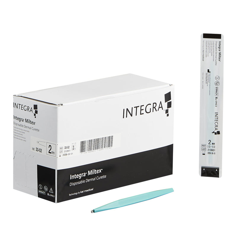 McKesson Dermal Curette 5-1/2 Inch Length Flat Tex – 50/Box