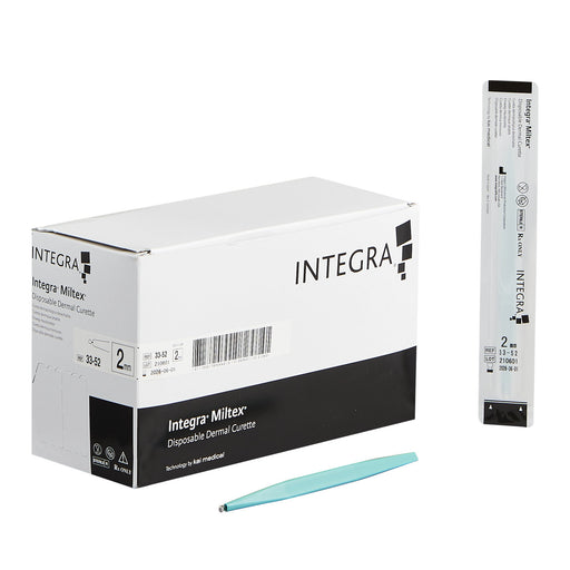 McKesson Dermal Curette 5-1/2 Inch Length Flat Tex – 50/Box