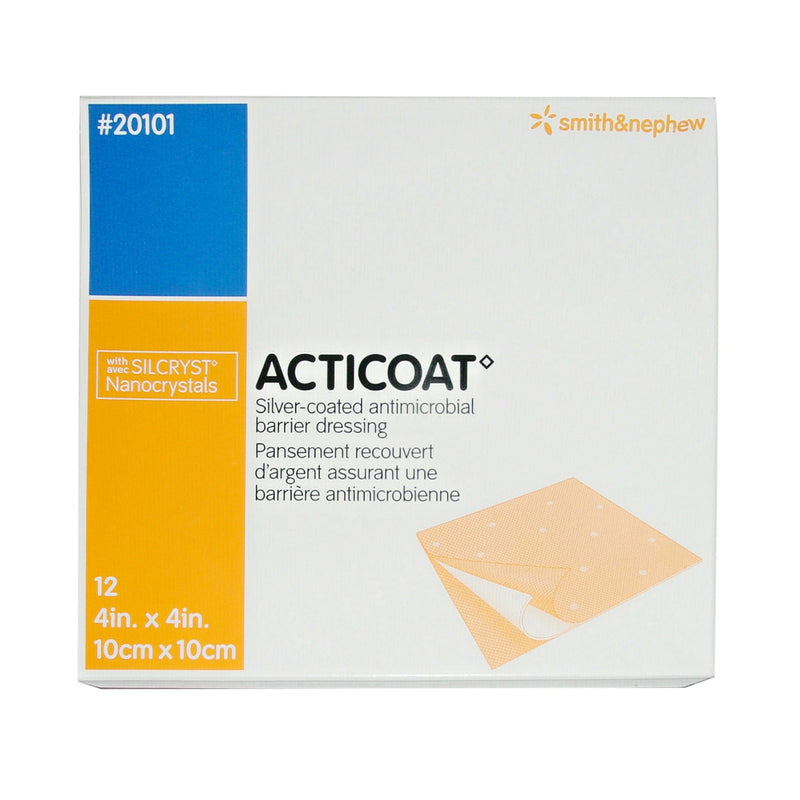 Smith & Nephew ACTICOAT (4 "x 4 ") (12 EA/BX) REF. #20101 – 12/Box