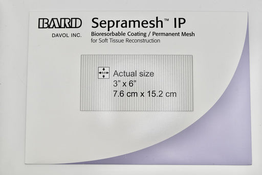 Bard Davol SEPRAMESH IP COMPOSITE MESH, 4" X 8" – 1 ea