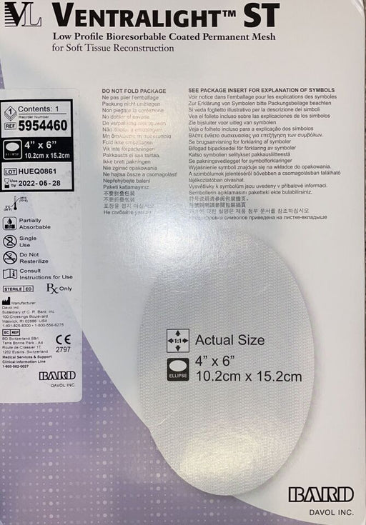 Bard Davol VENTRALIGHT ST ELLIPTICAL (4'X6') – 1 ea