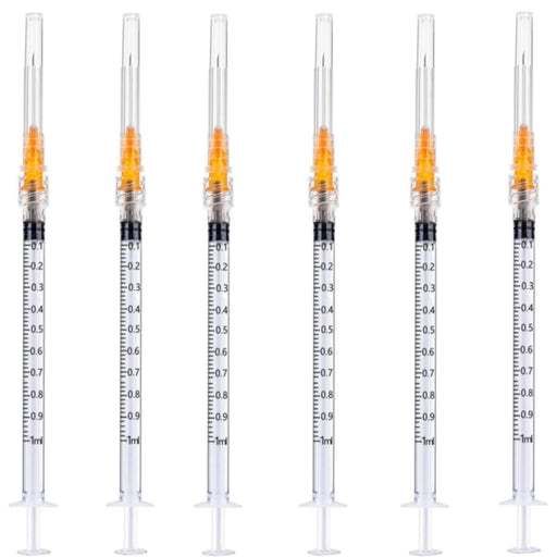 McKesson Syringe with Hypodermic Needle 1 mL 25 Gauge 5/8 I – 100/Box