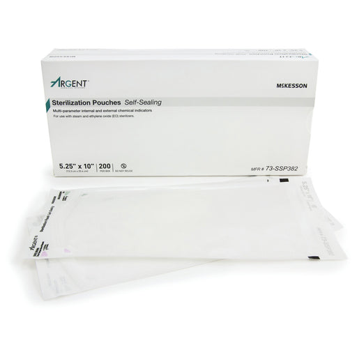 McKesson Sterilization Pouch Argent Sure-Check Ethylene O – 200/Box