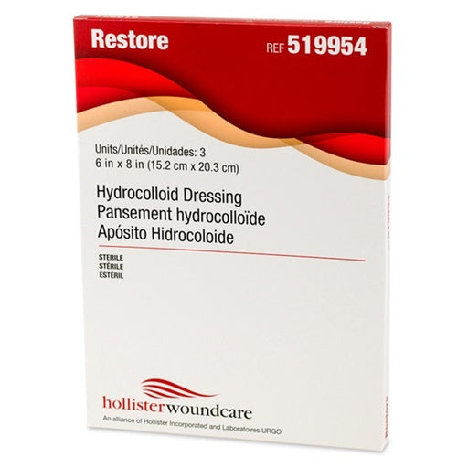 SAV-ON Department Medical Supplies Restore Hydrocolloid Dressing 6" x 8" – 3/Box