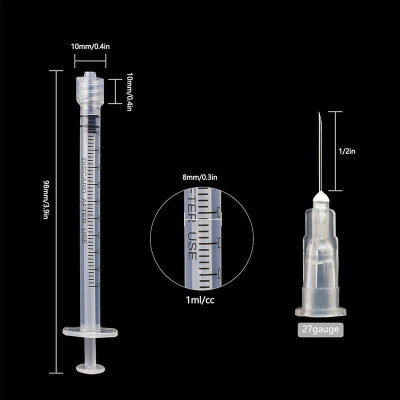 Cardinal Health Syringe 1ML, 27GA x 0.5IN – 100/Box