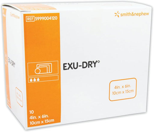 Cardinal Health EXU-DRY 4"x6" – 10/Box