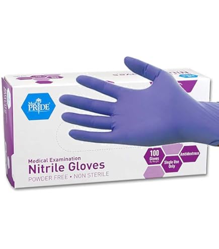 Halyard KC100, Lavender Exam Glove, Nitrile – 230/Box
