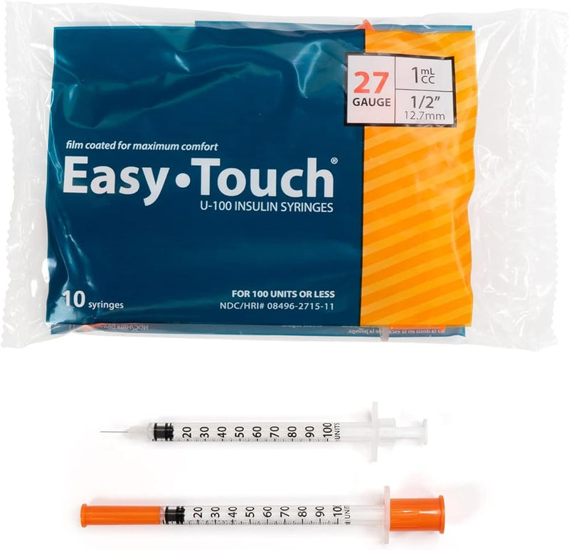 MHC Medical Hypodermic Needle 30G x 1/2"Hypodermic Needle (12.7mm) Easy Touch – 100/Box