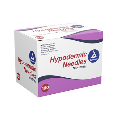 Metier Medical Hypodermic Standard Needle 23G x 1'' – 100/Box