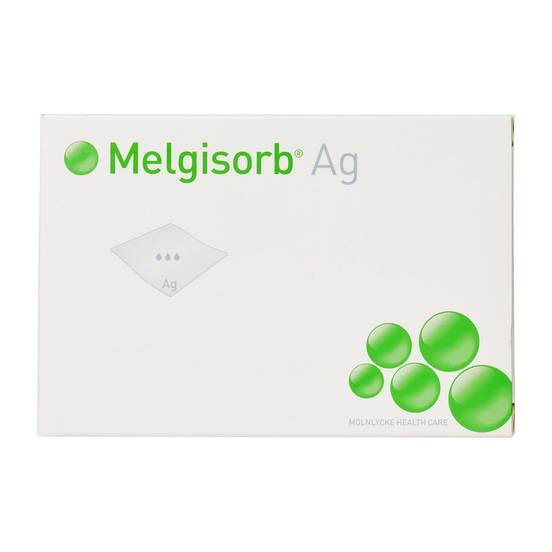 Molnlycke Melgisorb Ag Calcium Alginate Dressing 4 – 10/Box