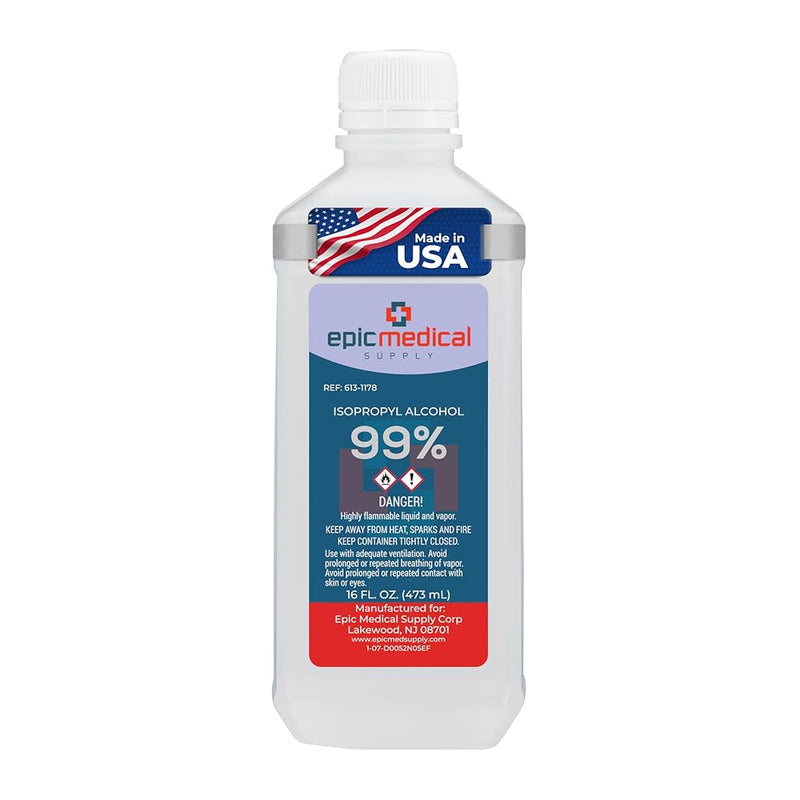 Hydrox Laboratories Isopropyl Alcohol 99% - 12 bottles per box