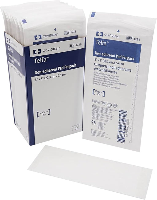 Medline NON-ADHERENT PAD (TELFA) 3" X 4" – 100/Box