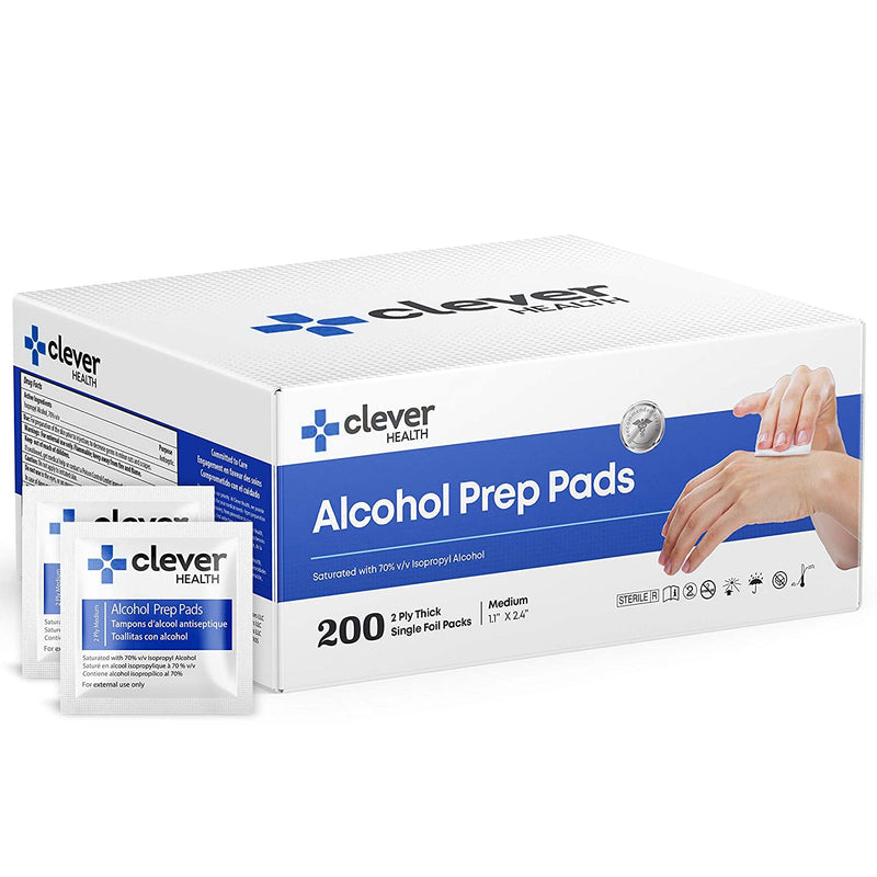 Pro Advantage Alcohol Prep Pad, 1.13" X 2.25" (pad Size) – 20/Box