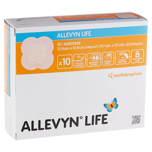 Smith & Nephew Silicone Foam Dressing Allevyn Life 5-3/4 X 5-3/4 – 10/Box