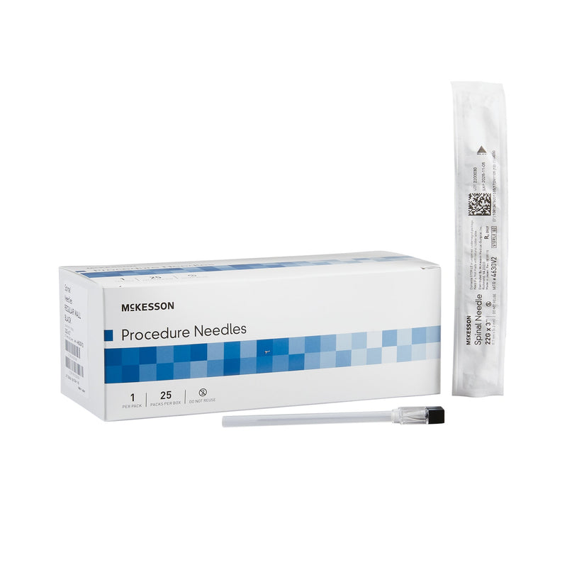 McKesson Spinal Needle Quincke 22G X 3-1/2" – 25/Box