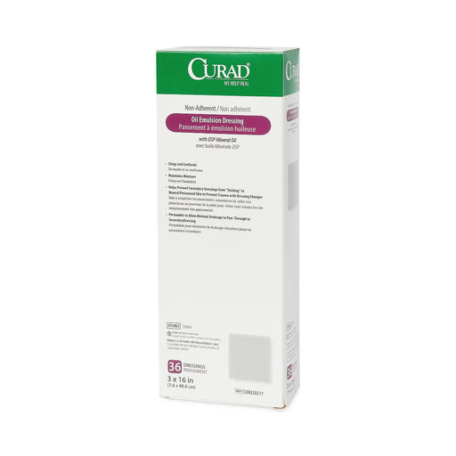 Medline CURAD Sterile Oil Emulsion Nonadherent Gauze Dress – 24/Box