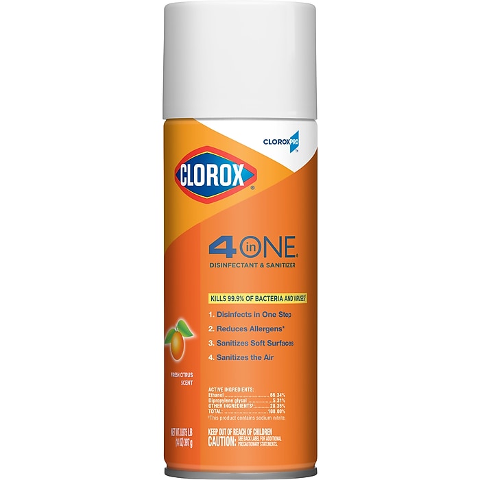 Clorox Pro™ Clorox® 4 in One Disinfectant & Sanitizer – 12/Box