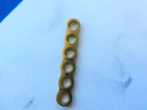 DePuy Synthes 2.4MM TITANIUM STRAIGHT PLATE, 6 HOLES, 36MM – 1 ea