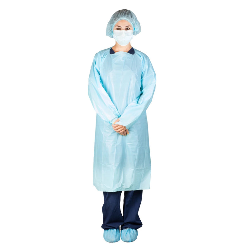 Protective Cover Robe, CPE Coated, Pull-Over - 15 units per bag