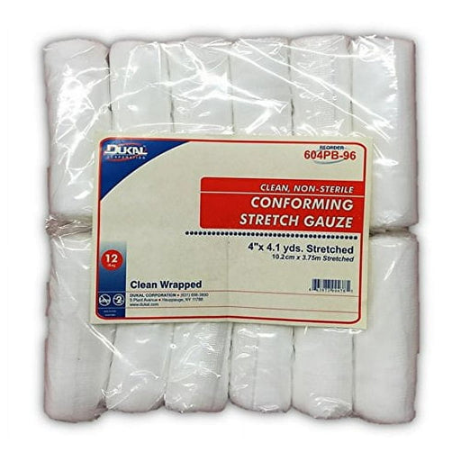 Dukal Stretch Gauze, 4" X 4.1 Yd – 1/Box
