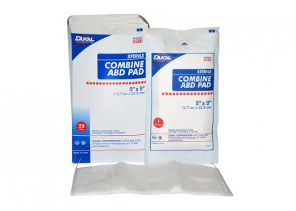 Dukal ABD Pad, 5" X 9" – 1/Box