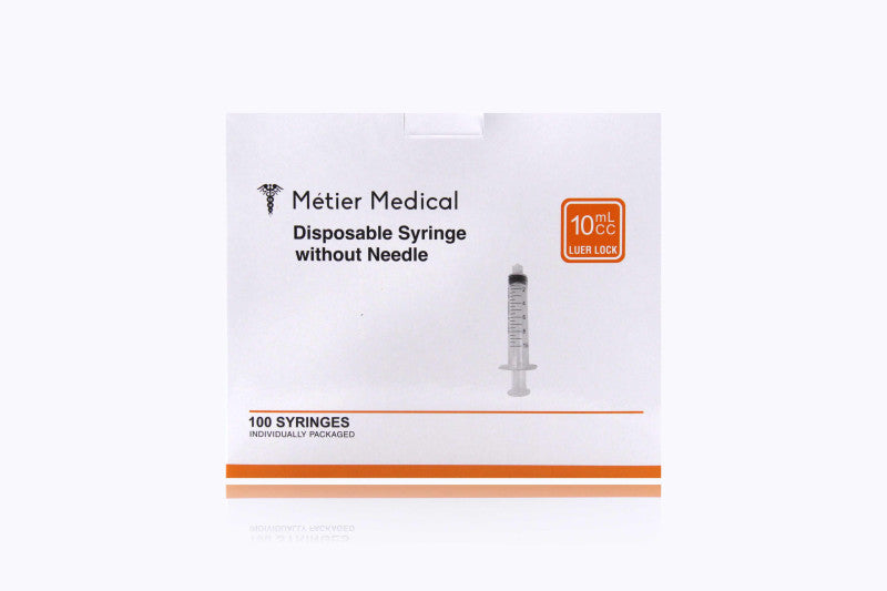 Hypodermic Standard Syringe 10 ml - 100 units per box