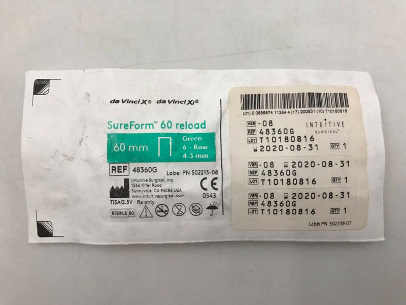Intuitive Surgical DA VINCI SUREFORM 45 RELOAD, 6 ROW, WHITE – 1 ea