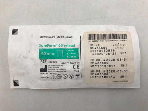Intuitive Surgical DA VINCI SUREFORM 60 RELOAD, GREEN – 1 ea