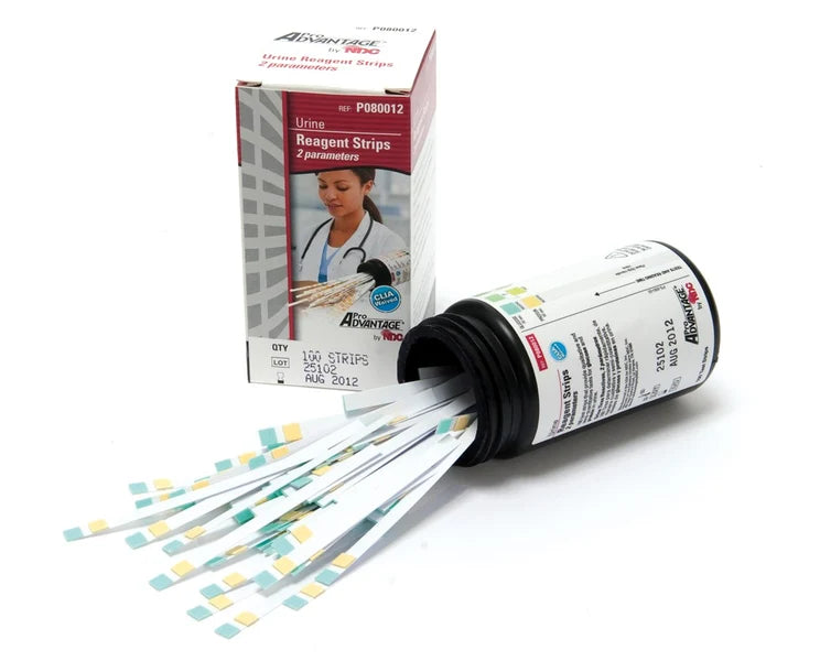 7-Parameter Urine Reagent Strips Bottle x100 Ref. P080007 - Pro Advantage