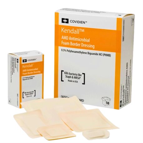 Cardinal Health Foam Non-Border (2"X2") – 10/Box