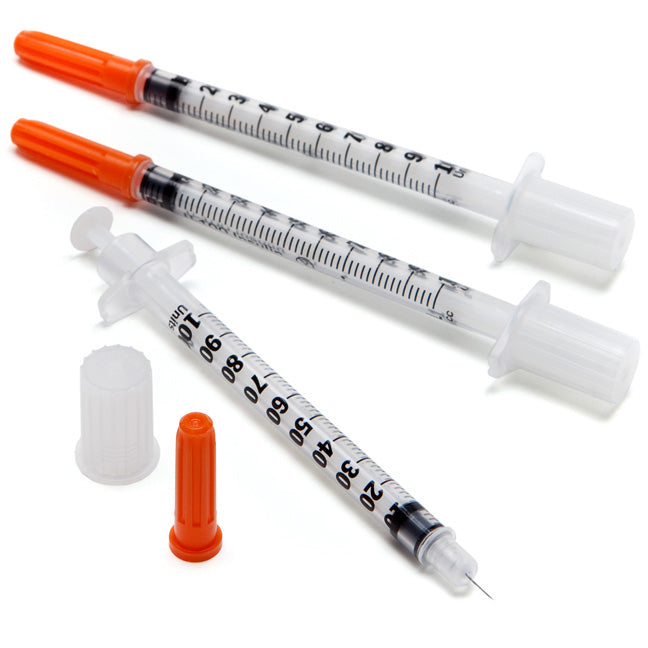 Cardinal Health INSULIN SYRINGE 1mL 28Gx1/2" (100EA/BX) – 100/Box