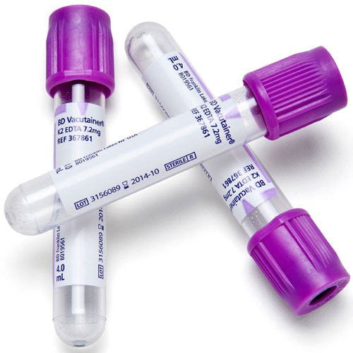BD Vacutainer Venous Blood Collection Tube Whole Becton Dickinson – 100/Box