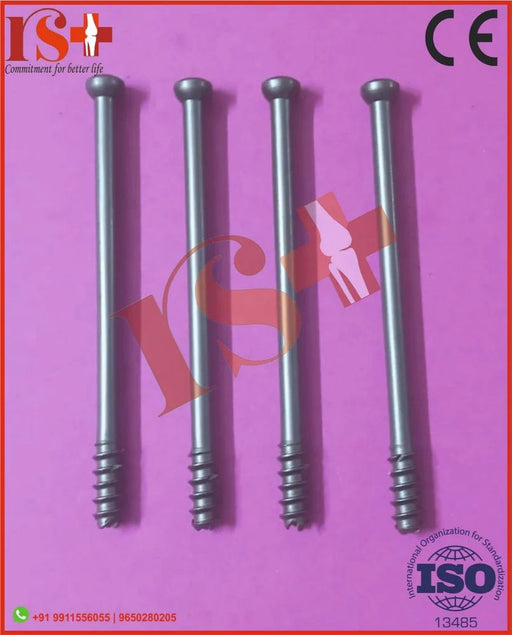 DePuy Synthes 4.0MM TITANIUM CANCELLOUS BONE SCREW, PARTIALLY THREADED 45MM – 1 ea