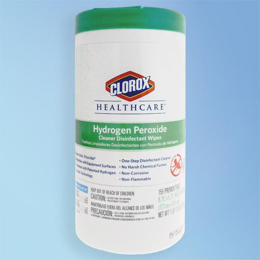 Clorox Wipes, Hydrogen Peroxide Disinfectant Cleaner, 6.75 x 5.75