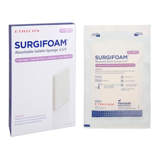 Ethicon Oral Sponge, 1cm X 1cm X 1cm – 24/Box